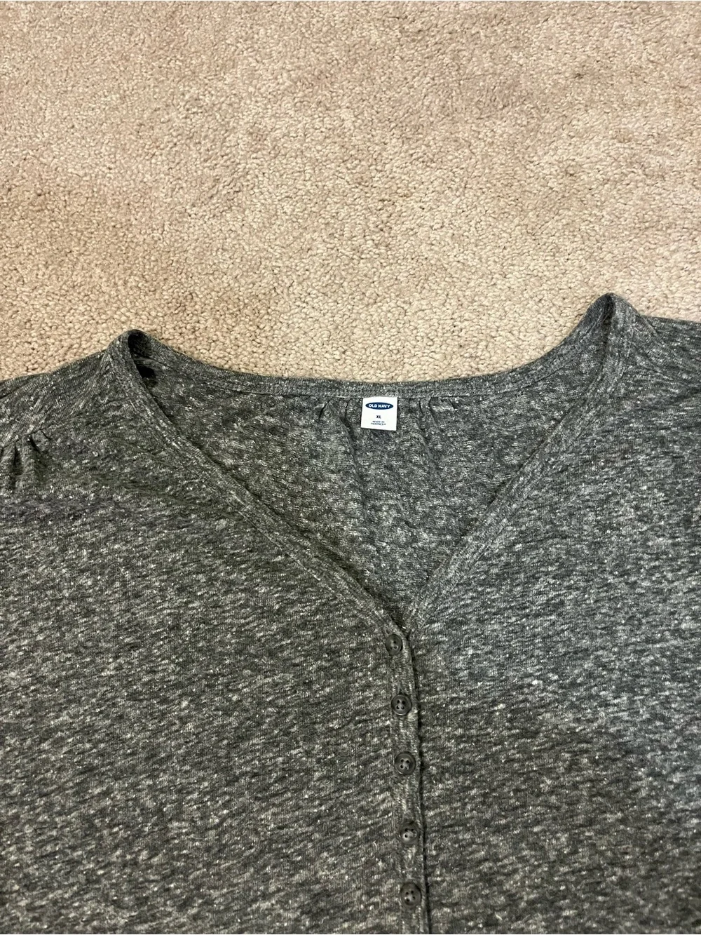 Old Navy Henley V-neck Top